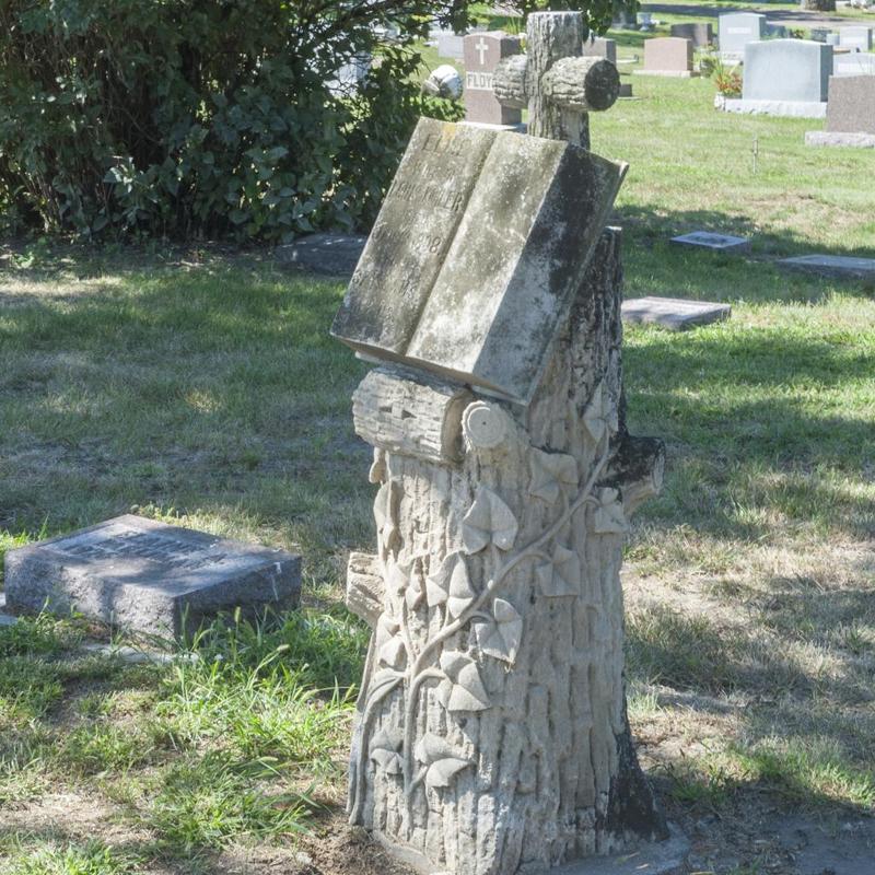 1888 Grave Marker @ St. Michael's Cemetery in Sioux Falls