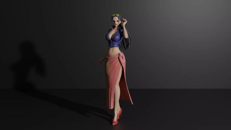 Nico Robin time skip - One Piece 3D print model