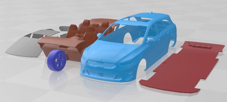 Kia Ceed Sportswagon 2019 Printable Car