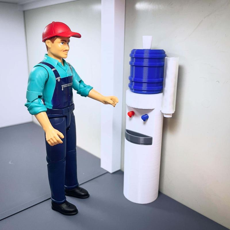 Water fountain 1:14 camions rc bruder diorama