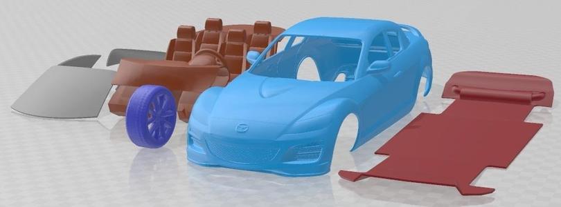 Mazda RX 8 2011 Printable Car