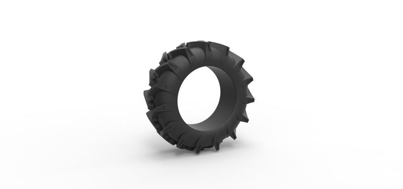 Diecast offroad tire 123 Scale 1:25