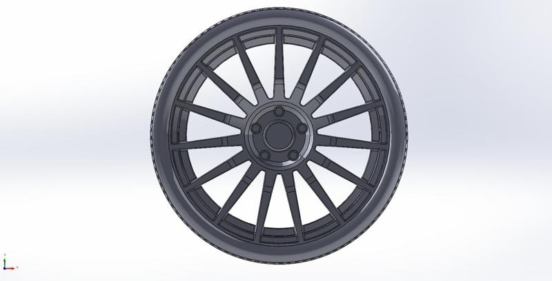 1/18 OZ Superturismo LM Rim & Tire