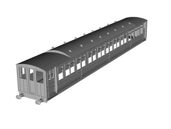 Midland Railway EMU (Heysham, Morecambe,Lancaster) Motor Coach 1/43 scale