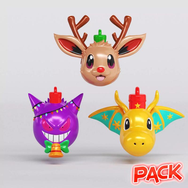 POKEMON CHRISTMAS ORNAMENTS