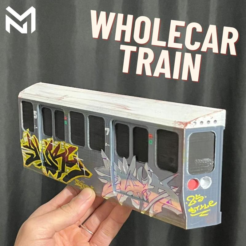 Half Train for Graffiti ! WHOLECAR ! Half Train for Graffiti and Wall Art !