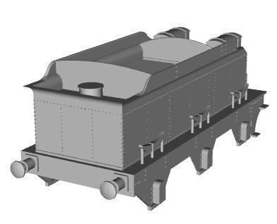Great Southern and Western Railway class 101 (J15) tender type A (narrow) 1/87 scale
