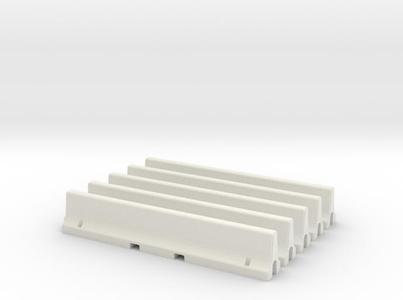 N Scale Jersey Barrier
