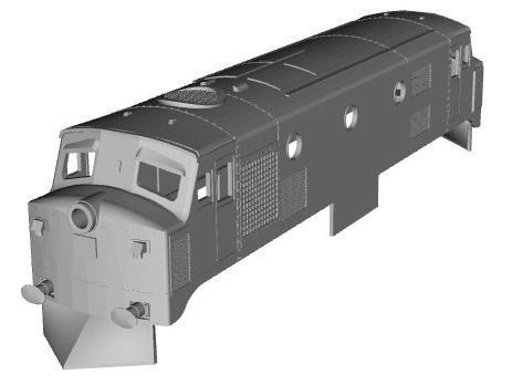 Ceylon(Sri Lanka) Railways M1 diesel loco 1/160 scale