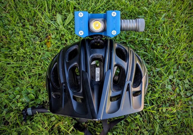 Zebralight H600w Mk II helmet Gopro mount / bracket