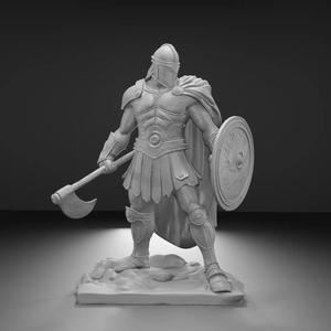 Hoplite Warrior  Single-Part 3D Printable Figure