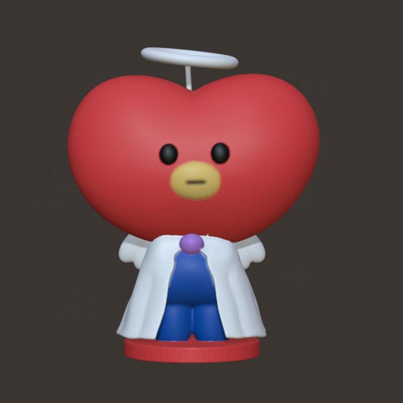 BT21 Minini Halloween Edition - Angel Tata Mini Figurine