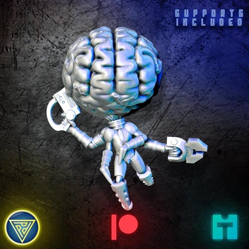 Mechanic Floating Brain