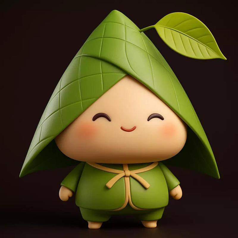 Cute Zongzi Character
