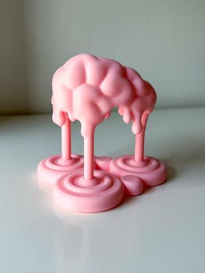Melting Brain art sculpture