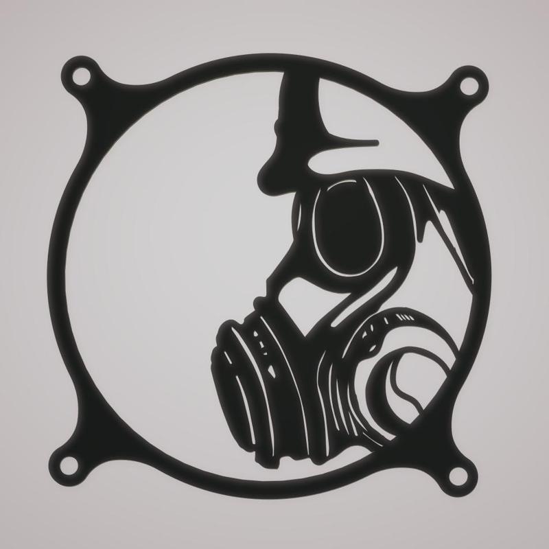 HUNK FROM RESIDENT EVIL 120MM FAN COVER / FAN GRILL