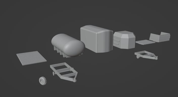 Gaslands Trailer Set