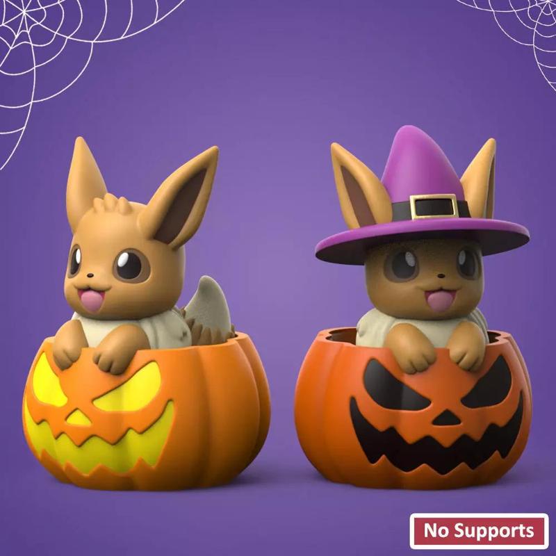 Halloween Pumpkins Eevee
