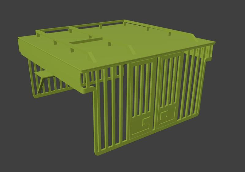 RC CAR TRUCK BED 011 1/10 3D PRINT STL