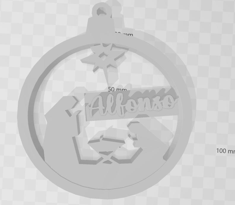 Alfonso Christmas sphere