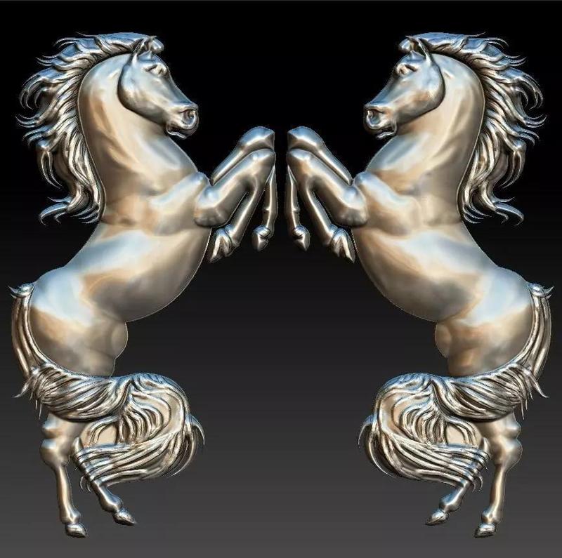Horse Rearing Up for CNC 3D Router