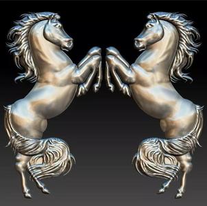 Horse Rearing Up for CNC 3D Router