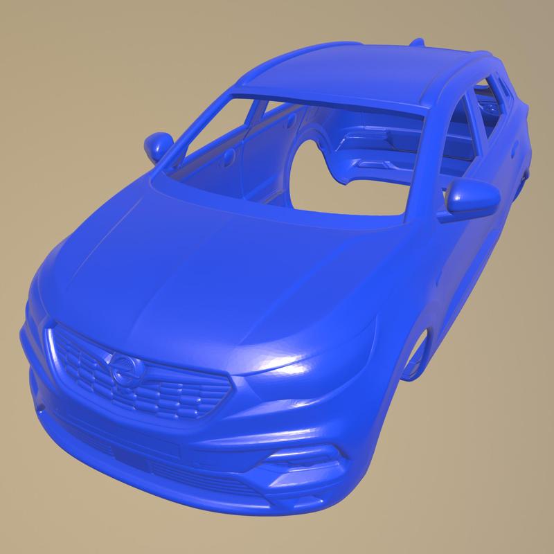 Opel Grandland X 2019 Printable Car Body