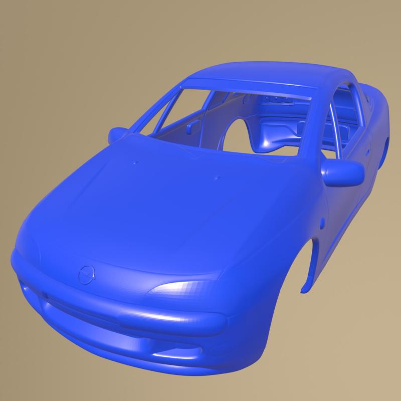 OPEL TIGRA 1994 PRINTABLE  CAR BODY