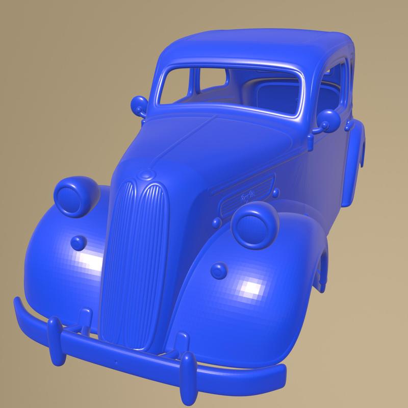 FORD ANGLIA E494A 2 DOOR SALOON 1949 PRINTABLE CAR BODY
