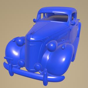 Chevrolet Master DeLuxe coupe 1937 printable car body