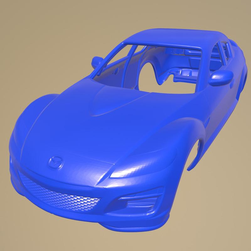 Mazda RX-8 2008 PRINTABLE CAR BODY