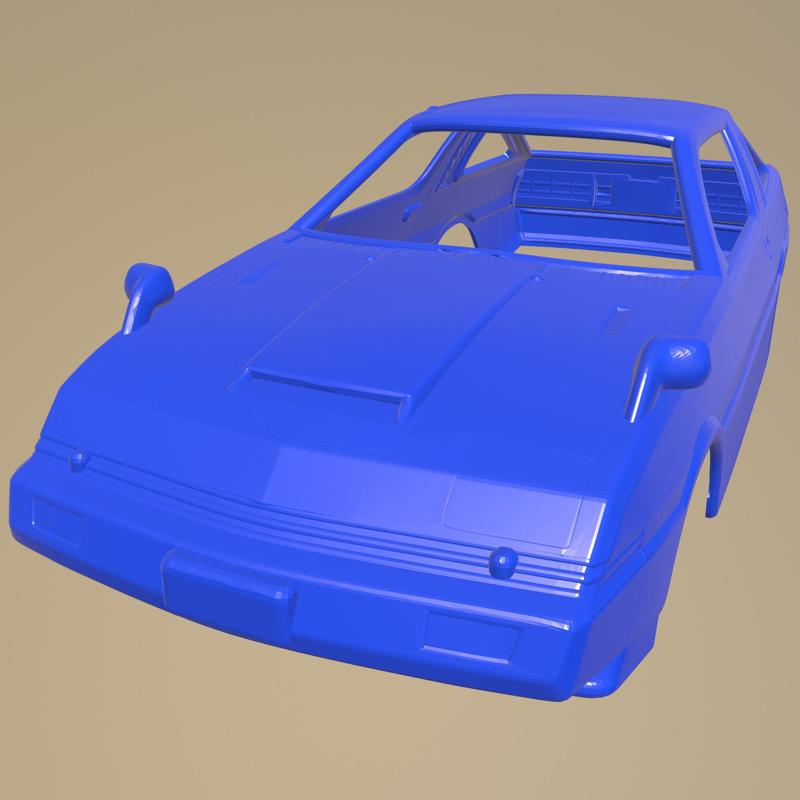 Mitsubishi Starion Turbo 1982 PRINTABLE CAR BODY