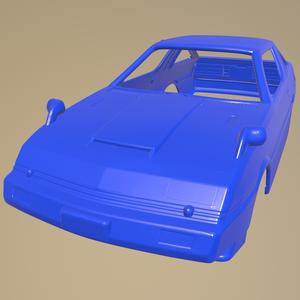 Mitsubishi Starion Turbo 1982 PRINTABLE CAR BODY