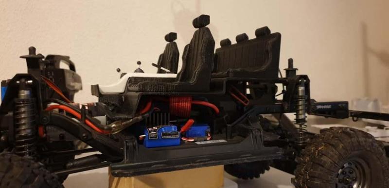 Cabin support for TRX4 RC 1/10 chassis