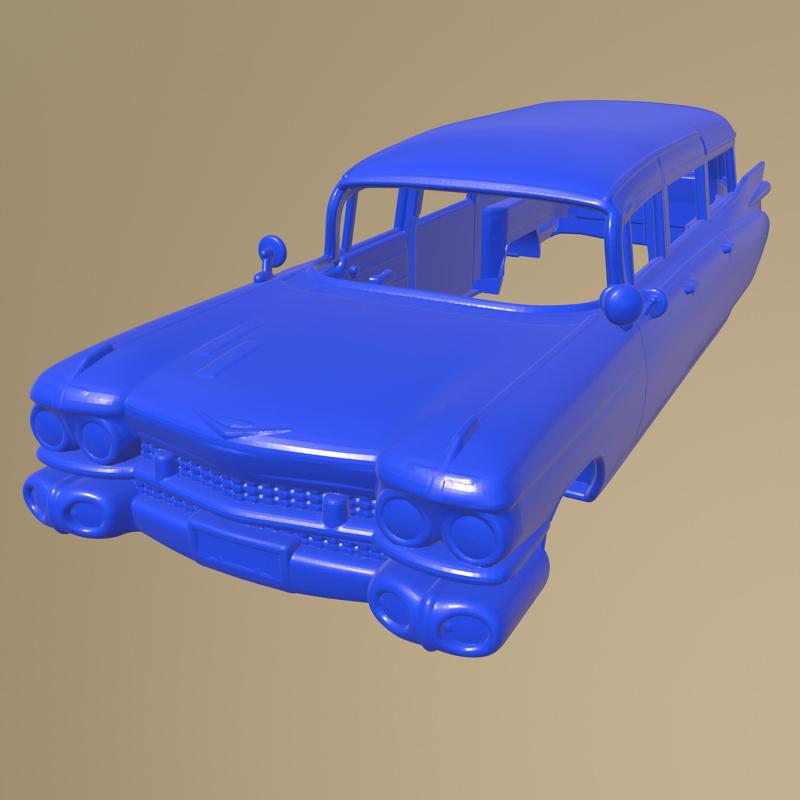 CADILLAC ECTO-1 GHOSTBUSTERS 1959 PRINTABLE CAR BODY