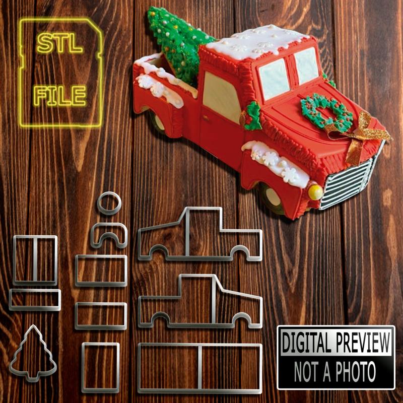 [50% OFF] Cookie Cutter - 3D Truck Model