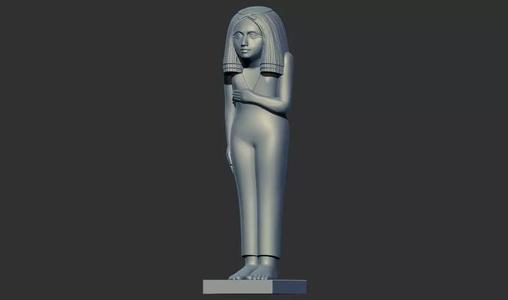 Ancient Egyptian pharaoh princess statue 3d printable Model