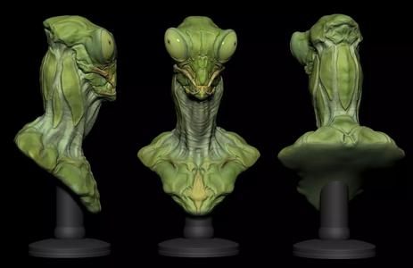 Alien Mantis Print 3D Stl