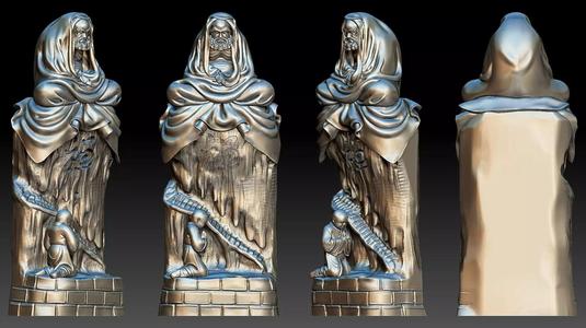 Bodhidharma meditates