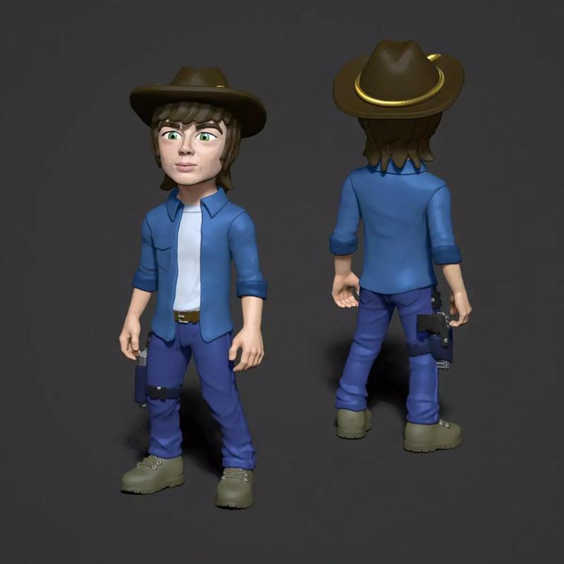 Carl Grimes - the walking dead fanart