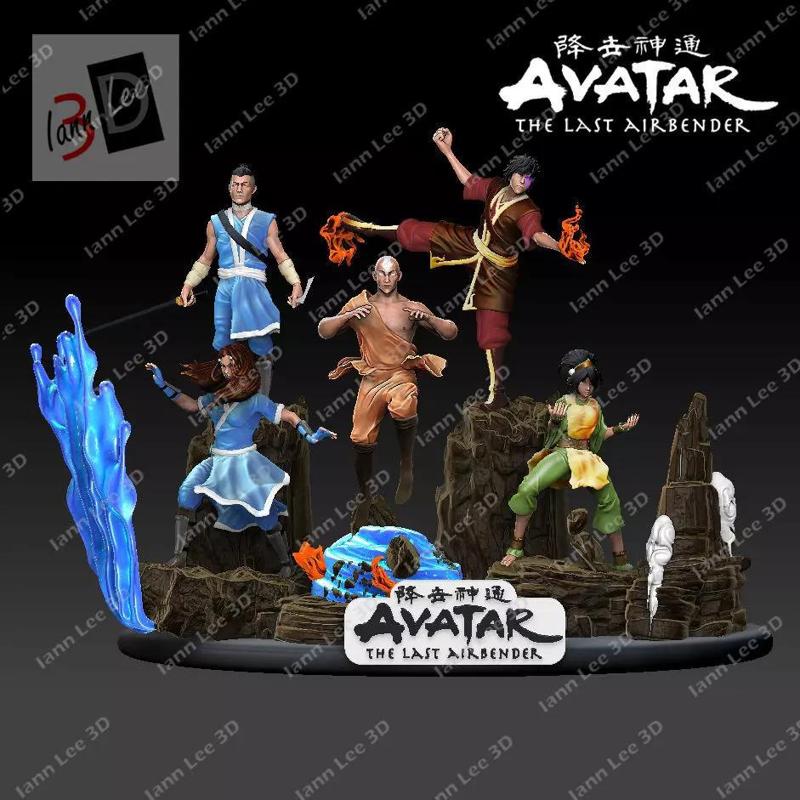 AVATAR AANG THE LAST AIRBENDER DIORAMA FAN ART