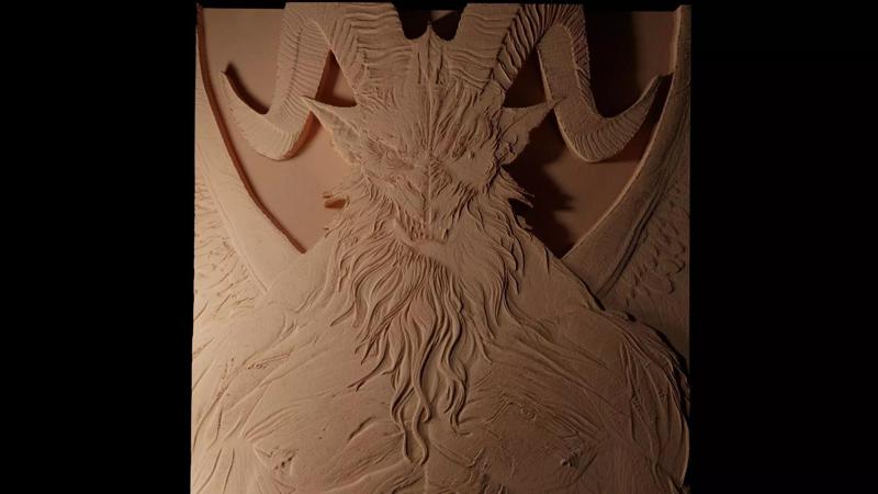 Grendel CNC 3d Print High Relief Sand Casting