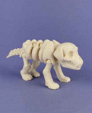 Flexi Skeleton Dog | Print-in-place | No Support