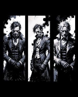 Dr. Jekyll is as scary as Mr. Hyde - Set of Horror Bookmarks