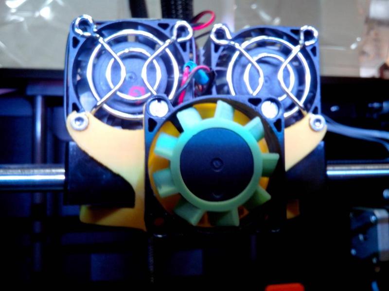 Replicator 2X Cooling Fan Duct - Remix