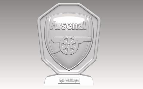 Arsenal logo 3d model