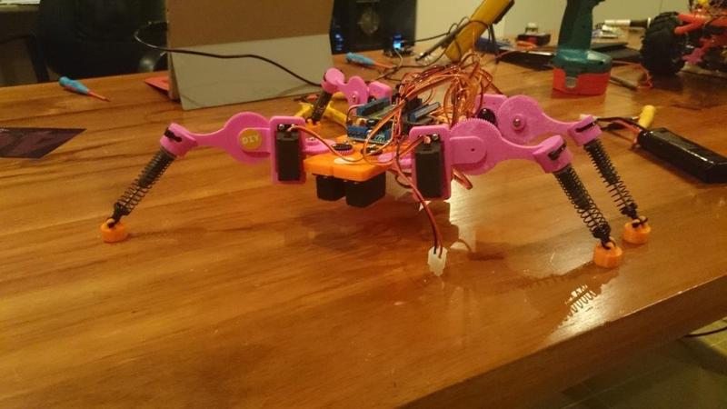 4 legged walking robot