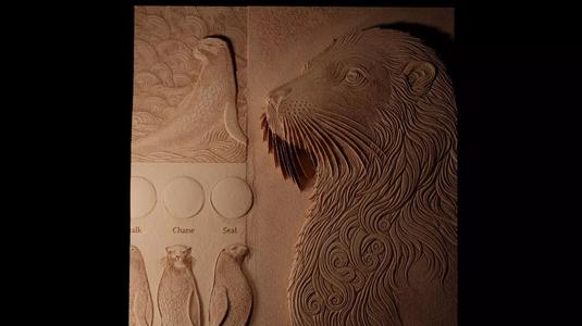 Selkie Sandcasting Bas High Relief CNC