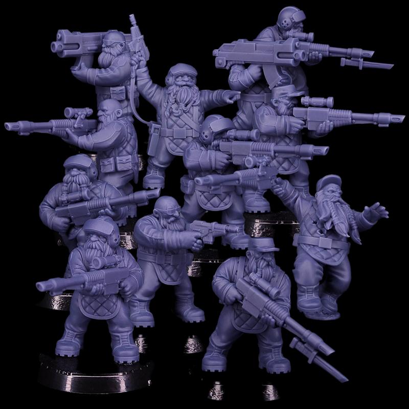 Space Dwarves Troopers