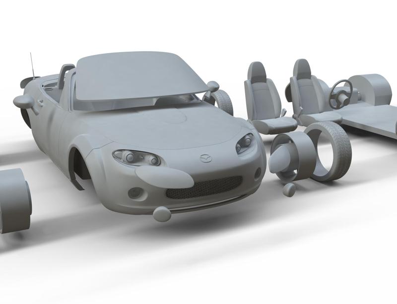 Mazda MX 5 3rd Gen Rc & scale car